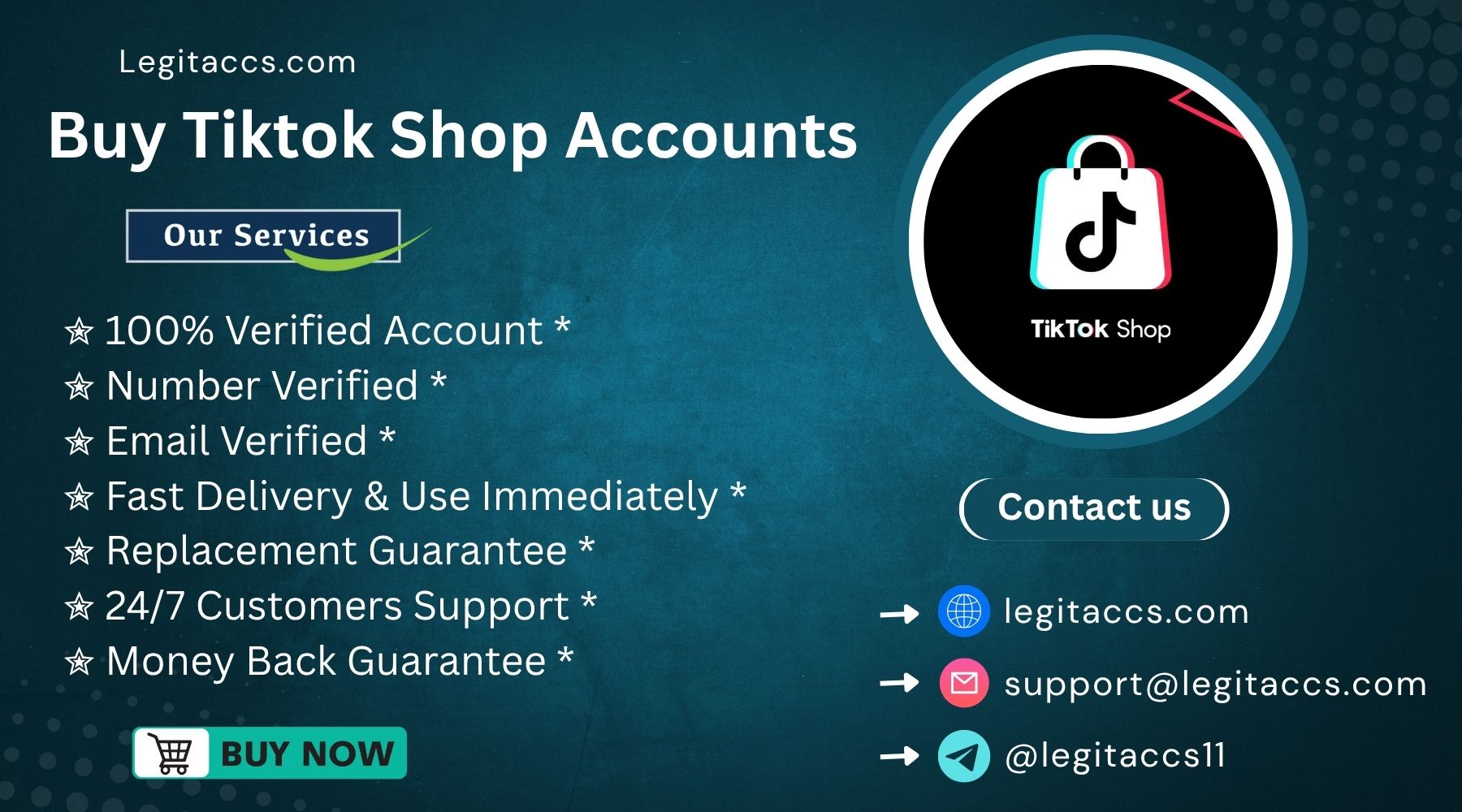 Buy Tiktok Shop Accounts